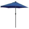 vidaXL Tuinparasol Blauw 294 x 150 x 223 cm Stof