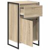 vidaXL Dressoir met lade Sonoma 81 x 36 x 150.5 cm Bewerkt hout