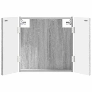 vidaXL Dartbord Kabinet ALKMAAR Grijs Sonoma 52,5 x 10,5 x 53,5 cm