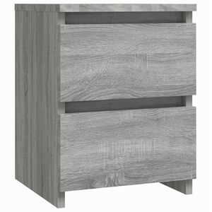 vidaXL Nachtkastje Grijs Sonoma 30x30x40 cm Engineered Wood