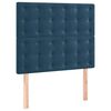 vidaXL Bedframe zonder matras 80x200 cm fluweel donkerblauw