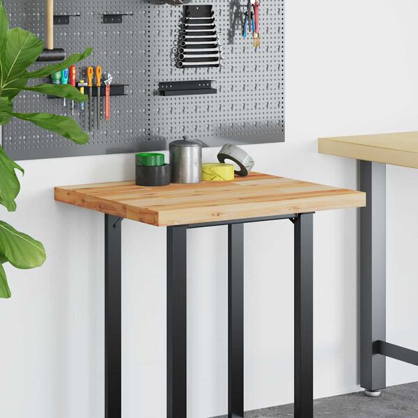 vidaXL Bureaublad met olieafwerking 80x60x4 cm massief acaciahout