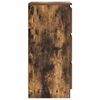 vidaXL Dressoir 37,5x35x76 cm bewerkt hout gerookt eikenkleurig