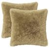 vidaXL Kussen met kussen HEERLEN 2 st Lichtgrijs PV Fleece