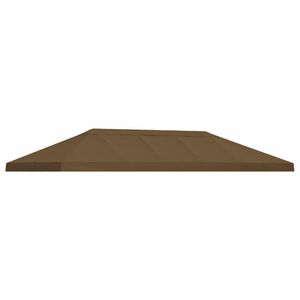 vidaXL Gazebo Luifel Dekking 6 x 3 m Taupe Polyester 190