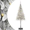 vidaXL Kerstboom met 150 LED met standaard Wit 150 cm PE en staal