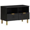 vidaXL Tv-meubel 70x33x46 cm bewerkt hout zwart