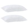 vidaXL Dekbed met kussen 3 pcs Wit Microfibre