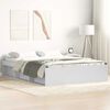 vidaXL Bedframe wit 140x190 cm