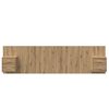vidaXL Hoofdbord Met Kast met lade 3 pcs Artisan Eiken Bewerkt hout