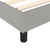 vidaXL Boxspring bed stof lichtgrijs 140x200 cm