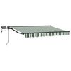 vidaXL Handmatige Luifelhouder met LED's 2,5 x 2 m