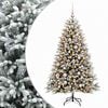 vidaXL Kunstkerstboom met Ballen 240 cm 300 LED's Warmwit