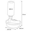FLAMINGO Hondenwaterbak met fles Diza 480 ml