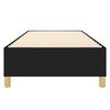 vidaXL Boxspring bed 80x200 cm stof zwart