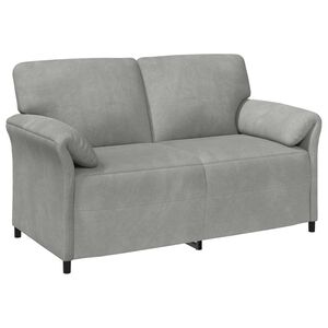vidaXL 2-Zits Sofa Lichtgrijs 158 x 83 x 95 cm Fluweel