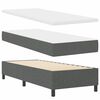 vidaXL Boxspring bed met matras Donkergrijs 80 x 200 cm Stof