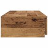 vidaXL Bedlades met lade Oudhout 100 x 36,5 x 16,5 cm Bewerkt hout