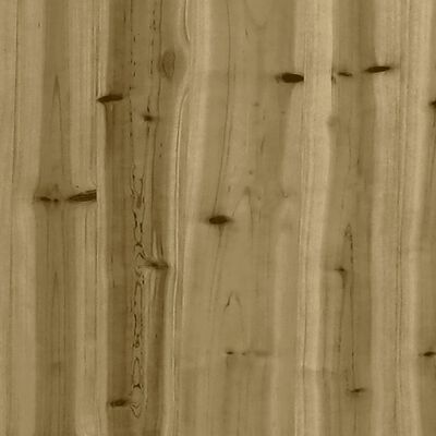 vidaXL 2-delige Loungeset met kussens geïmpregneerd grenenhout
