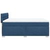 vidaXL Boxspring met matras stof blauw 160x200 cm
