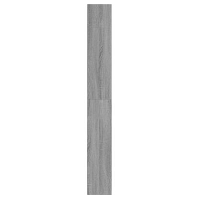 vidaXL Schoenenkast 60x21x163,5 cm bewerkt hout grijs sonoma eiken