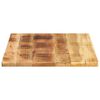 vidaXL Tafelblad rechthoekig 70x60x3,8 cm massief ruw mangohout