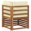vidaXL Buiten Hoek Sofa Massief Acaciahout Naturel