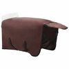 vidaXL Paardendeken Volledig Donkerbruin 105 cm Polar fleece