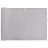 vidaXL Balkonscherm 500x120 cm PVC grijs