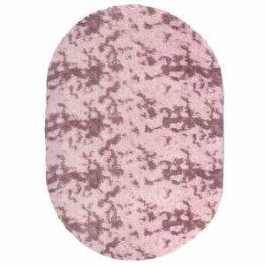 vidaXL Hoogpolig vloerkleed NAVARRA 300x200 cm polyester stoffig roze