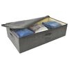 vidaXL Opbergbox 70x40x18 cm stof antracietkleurig