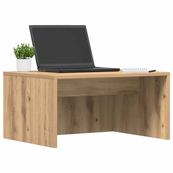 vidaXL Aan de muur bevestigd bureau Artisan Eiken 60 x 45 x 30 cm