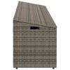 vidaXL Tuinbox 220x50x58 cm poly rattan grijs
