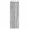 vidaXL Dressoir met lades 100,5x35x98,5 cm spaanplaat grijs Sonoma