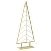 vidaXL Metalen kerstboom met standaard KUOPIO 150 cm Staal Goud