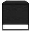 vidaXL Salontafel Zwart Eiken 90 x 44,5 x 45 cm Bewerkt hout