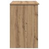 vidaXL Bureau artisanaal eikenkleurig 90 x 49.5 x 75 cm Bewerkt hout