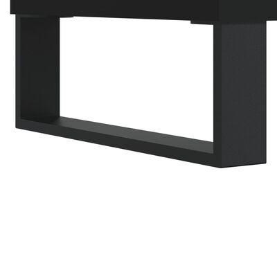 vidaXL Badkamerkast 80x33x60 cm bewerkt hout zwart