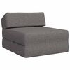 vidaXL Vouwbare Bankbed Lichtgrijs 60 x 70 x 41 cm Stof