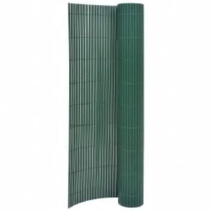 vidaXL Tuinafscheiding dubbelzijdig 110x400 cm groen