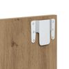 vidaXL Hoofdbord Met Kast met lade 3 pcs Artisan Eiken Bewerkt hout