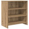 vidaXL Dressoir 2 pcs Artisan Eiken 70 x 41 x 75 cm Bewerkt hout