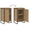 vidaXL Dressoir Ambachtelijk eiken 43 x 36 x 75,5 cm Bewerkt hout