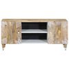 vidaXL Tv-meubel 105x33,5x46 cm massief mangohout