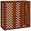 vidaXL Airconditioner hoes Roestig 110 x 50 x 105 cm Cortenstaal