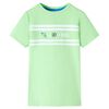 Kindershirt 140 neongroen