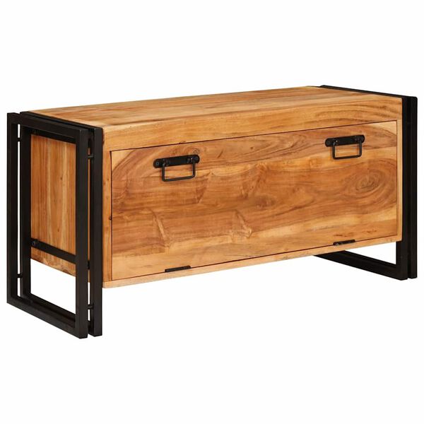 vidaXL Schoenenkast Bruin 90 x 38 x 45 cm Massief Acaciahout