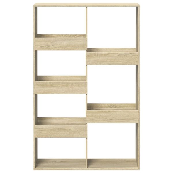 vidaXL Boekenkast 100x33x155,5 cm bewerkt hout sonoma eikenkleurig