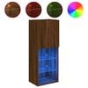vidaXL Tv-meubelset 16.0 x 11.8 x 40.2 in Brown Oak