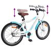 vidaXL Kinderfiets 18 Inch voor 5-7 jaar Lichtblauw